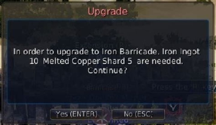 BlackDesertOnline - Upgrade barricade