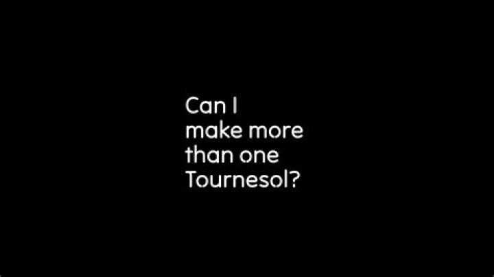 Can I make more than one Tournesol?