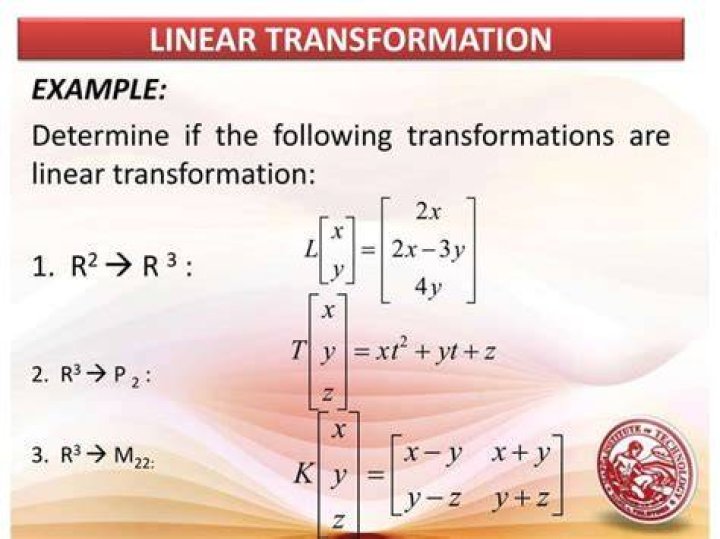 Find linear transformation given kernel