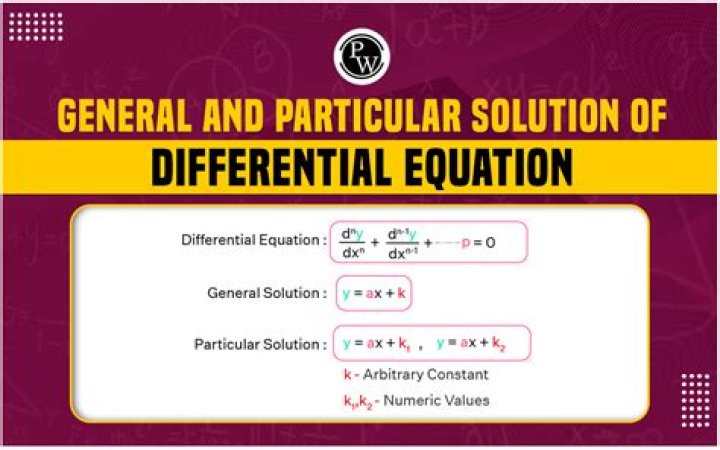 Finding the particular solution using the general solution of a differential equation
