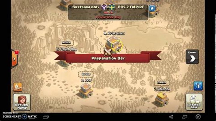 I cannot donate in clan castle war?
