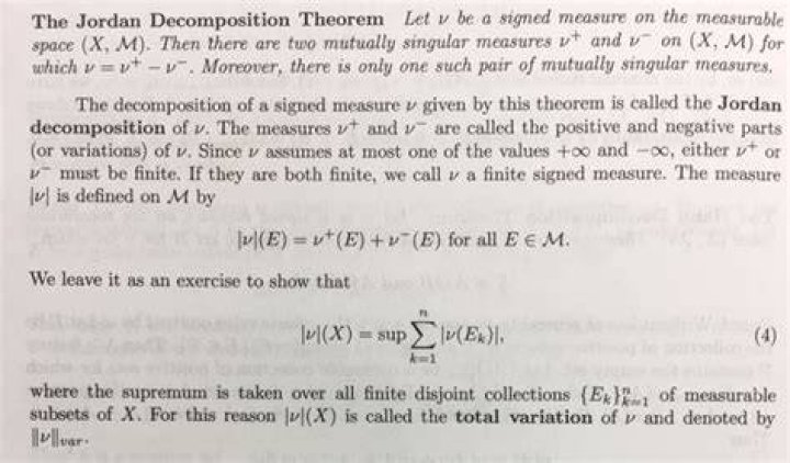 Jordan decomposition theorem (question to singularity)