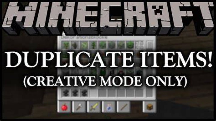 Minecraft Creative - Click Duplicate Items