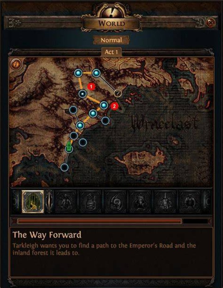 On the main map, what's the difference between small and big blue points?