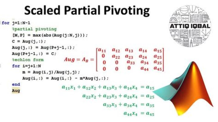 What is scaled partial pivoting?
