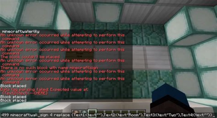 What is the correct syntax for using a command block to place a wall sign