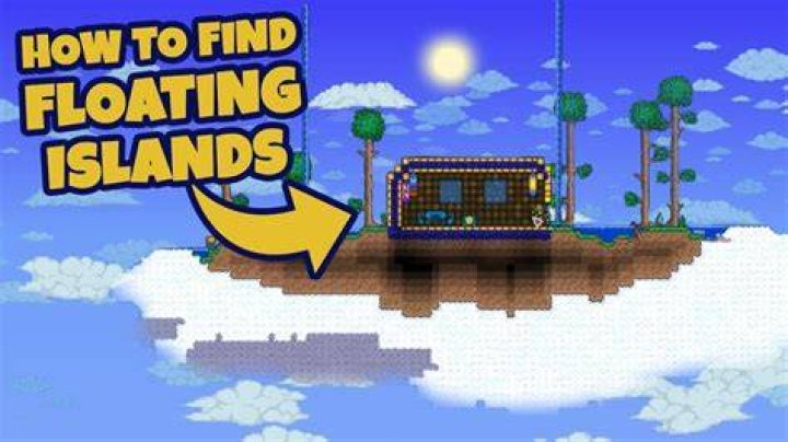 What is the easiest way to get up to a floating island?