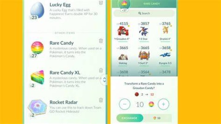 When should I use a Rare Candy?