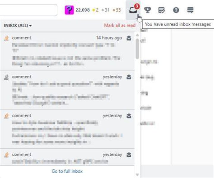wrong counter unread